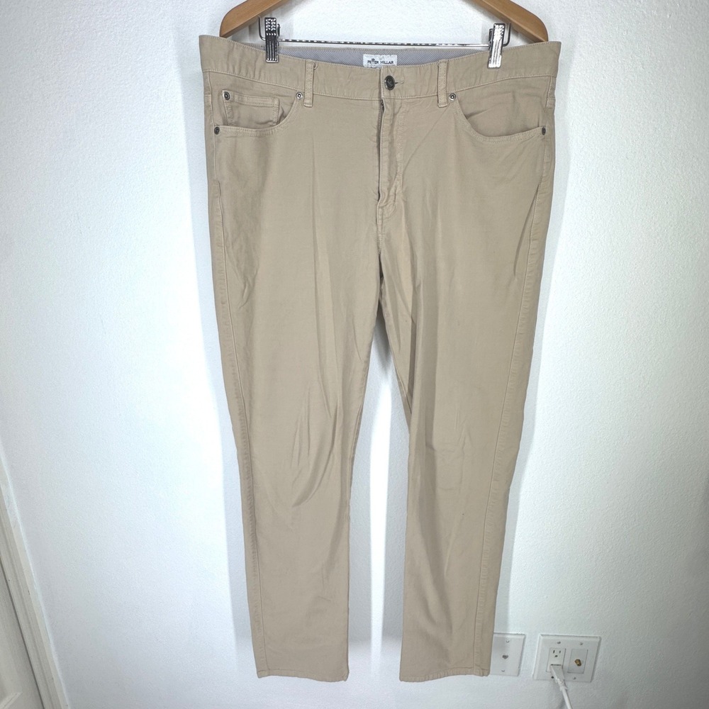 Peter Millar Men's Khaki/Tan Chinos
